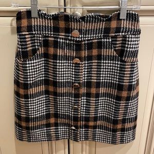 Plaid skirt